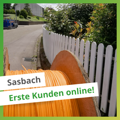 Pressemitteilung: Sasbach: Erste Kunden online.